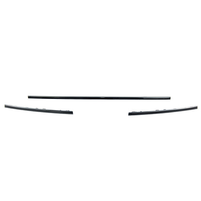 Frontstoßstangen Gitter Set Hochglanz Schwarz passend für VW Transporter T6 2015-2020