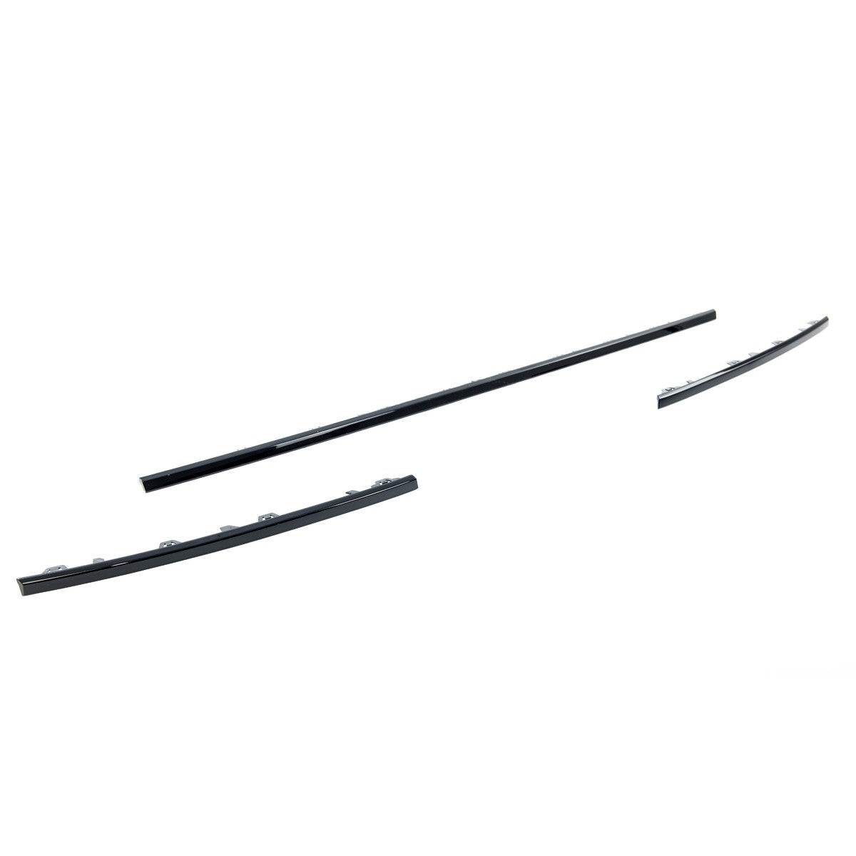 Frontstoßstangen Gitter Set Hochglanz Schwarz passend für VW Transporter T6 2015-2020