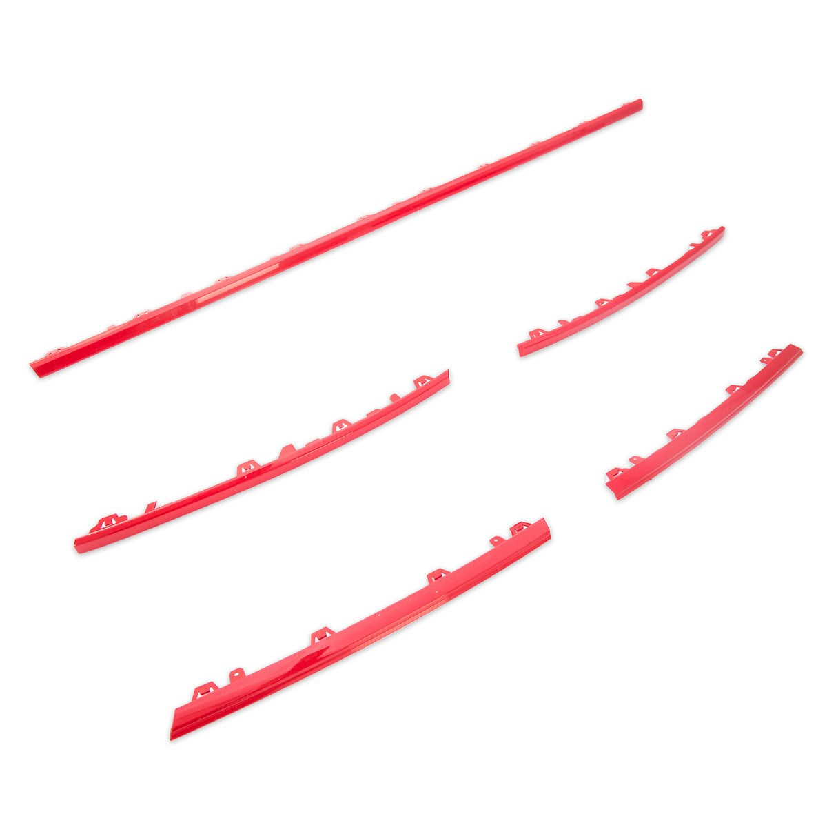 Frontstoßstangen Gitter Set Rot passend für VW Transporter Multivan T6 2015-2020