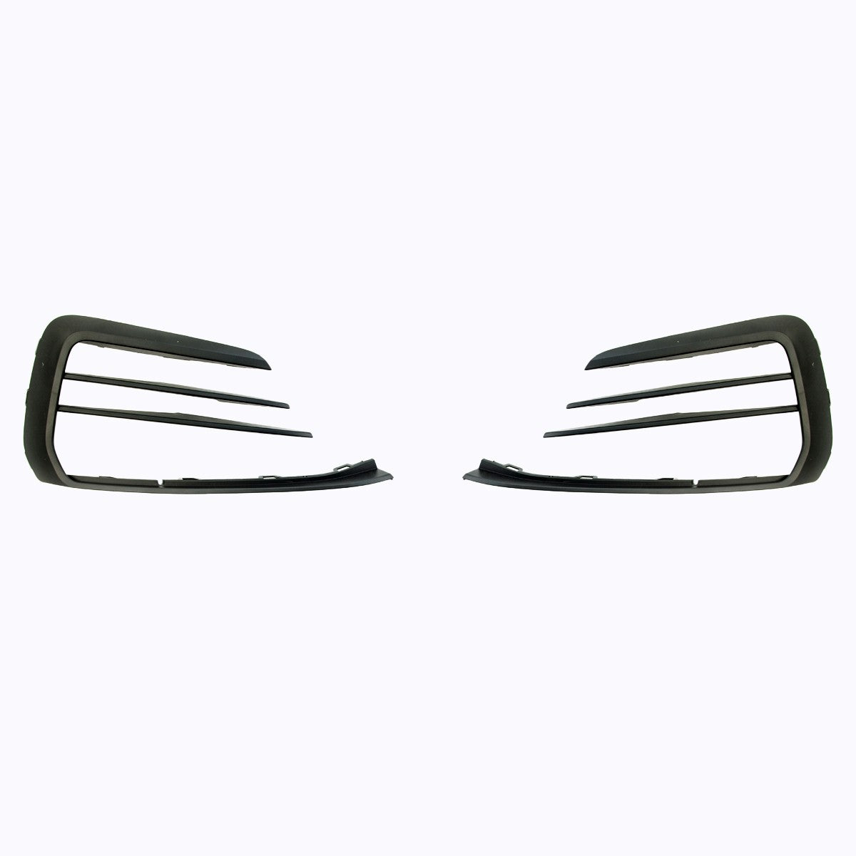 Stoßstangen Grill & Nebelscheinwerfer Gehäuse Hochglanz Schwarz passend für VW Golf 7.5 2017-2021