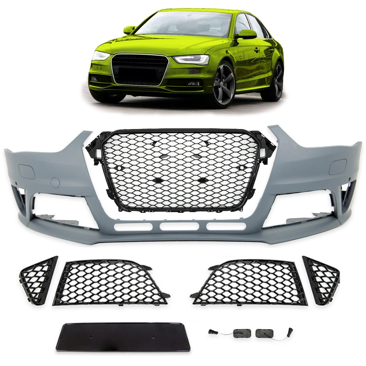 Frontstoßstange & Grill PDC SRA passend für Audi A4 B8 8K 2012-2015