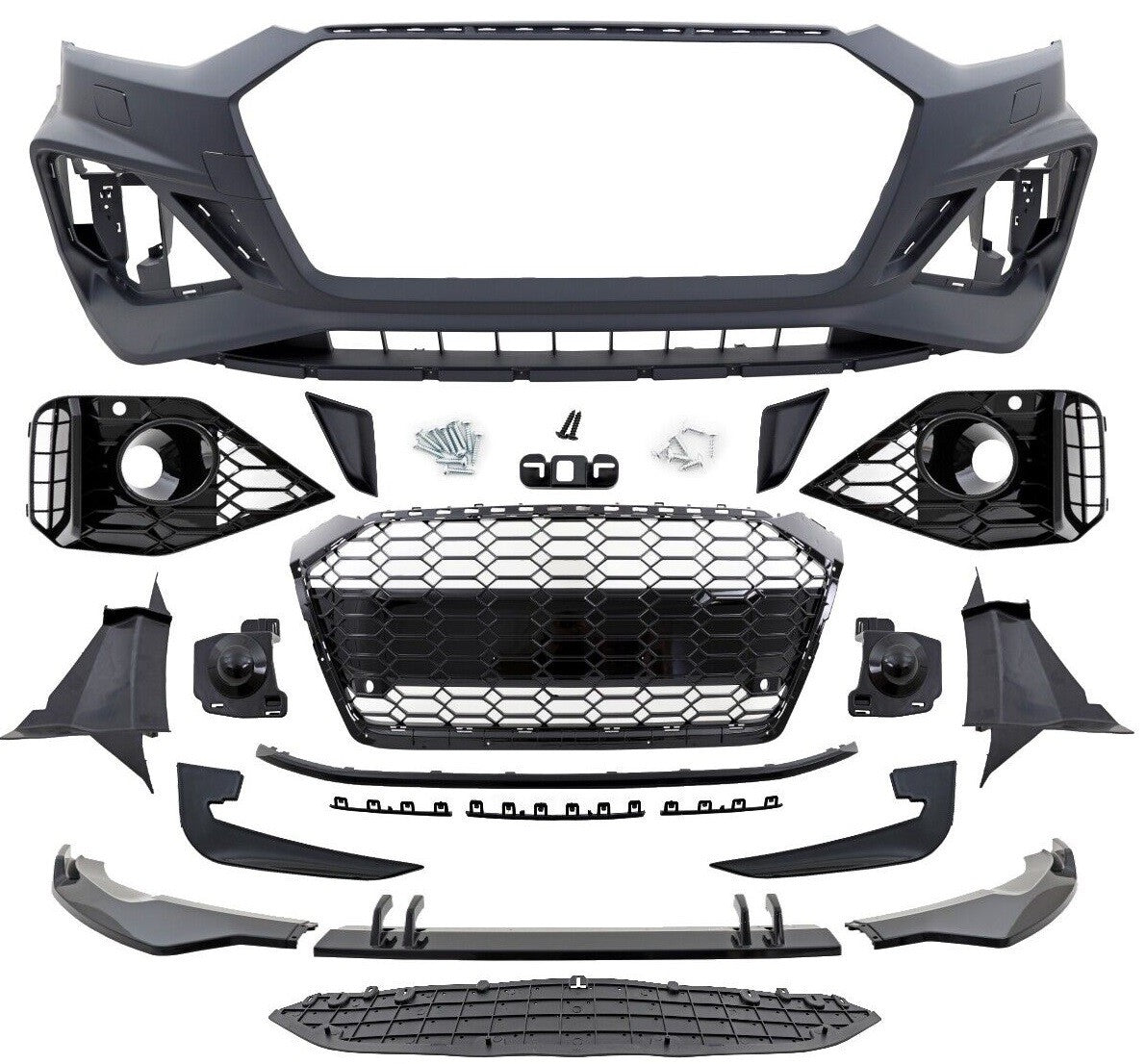 Frontstoßstange und Grill passend für Audi A5 F5 Facelift 2021-heute