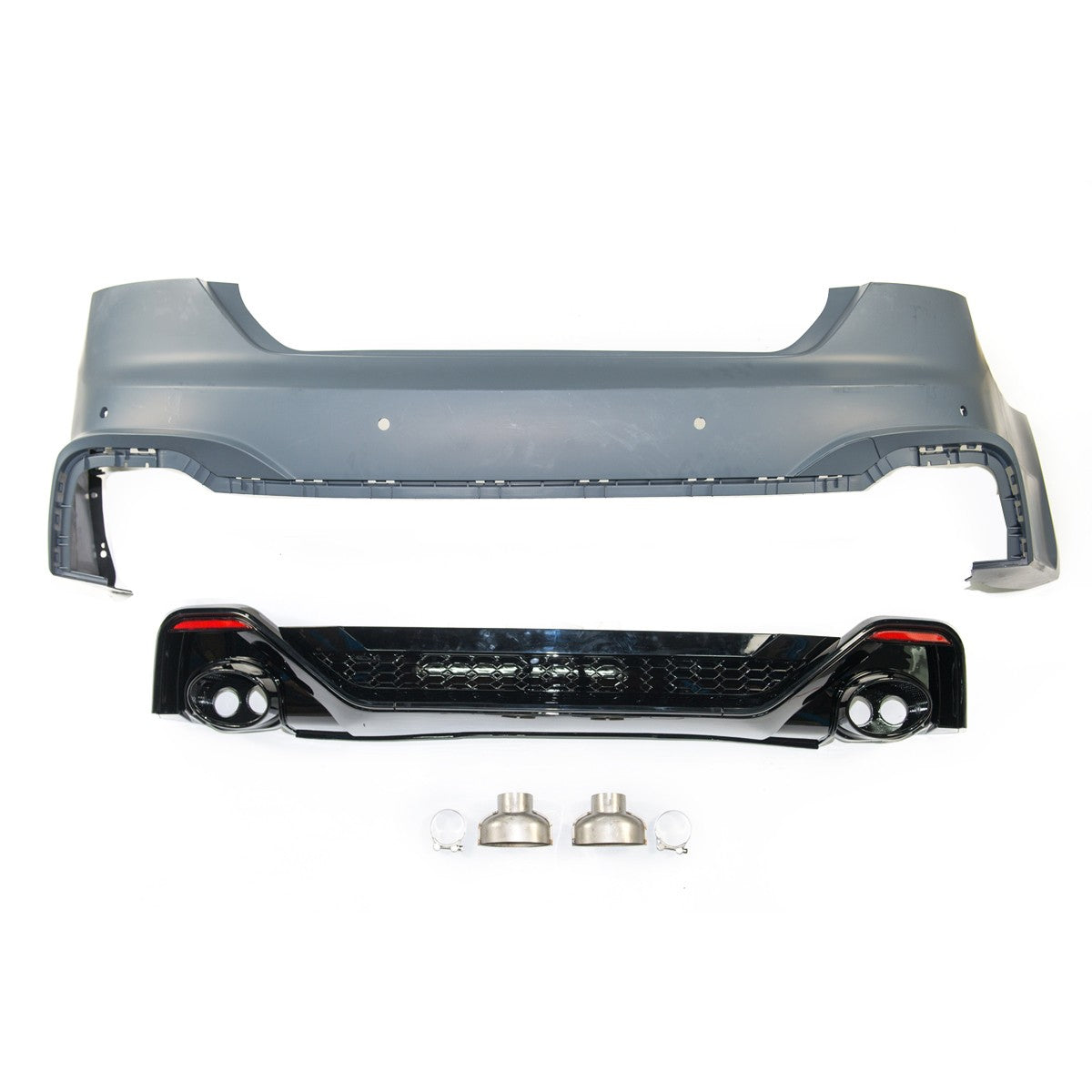 Heckstoßstange mit PDC & Diffusor passend für Audi A5 F5 2020-2024