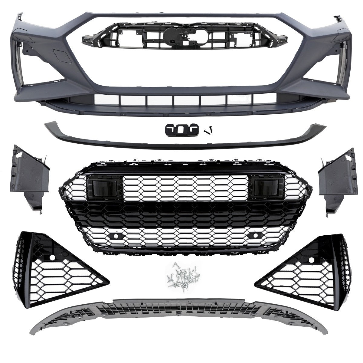 Frontstoßstange mit Grill passend für Audi A7 (4K) Sportback 2019-2023