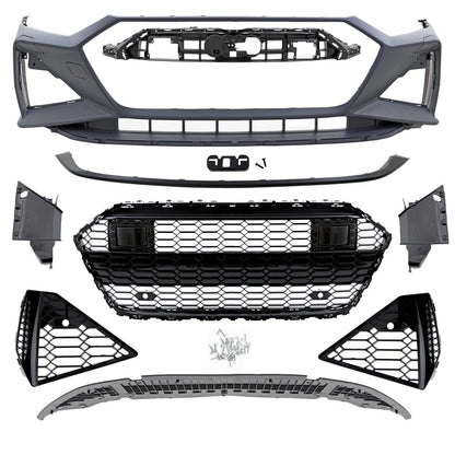 Frontstoßstange mit Grill passend für Audi A7 (4K) Sportback 2019-2023