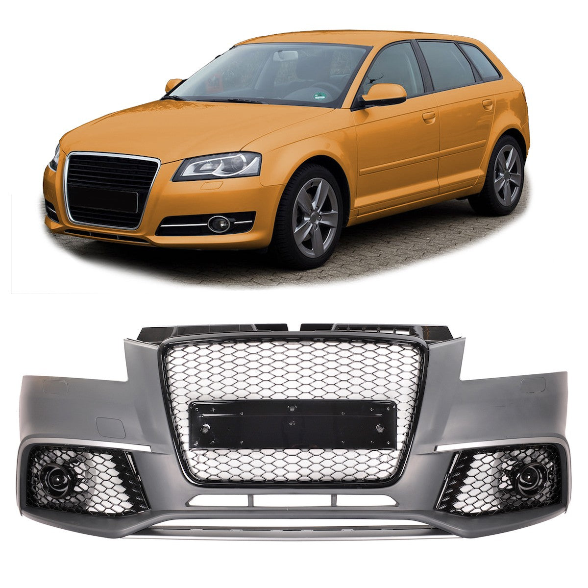 Frontstoßstange & Grill passend für Audi A3 8P Sportback Hatchback 2008-2012