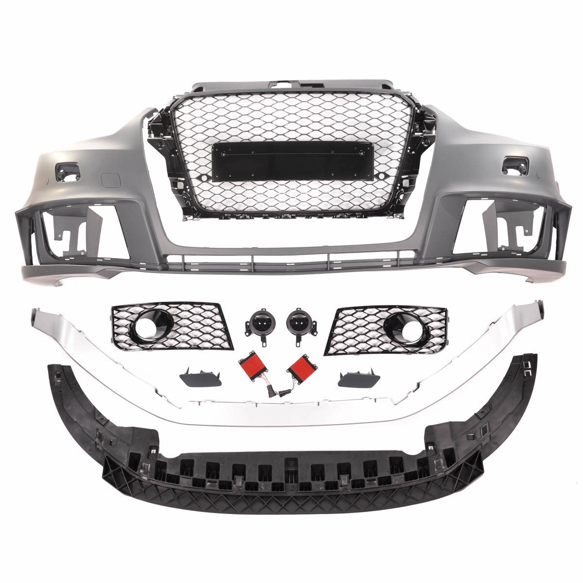 Frontstoßstange & schwarzer Grill PDC SRA passend für Audi A3 8V 2012-2016