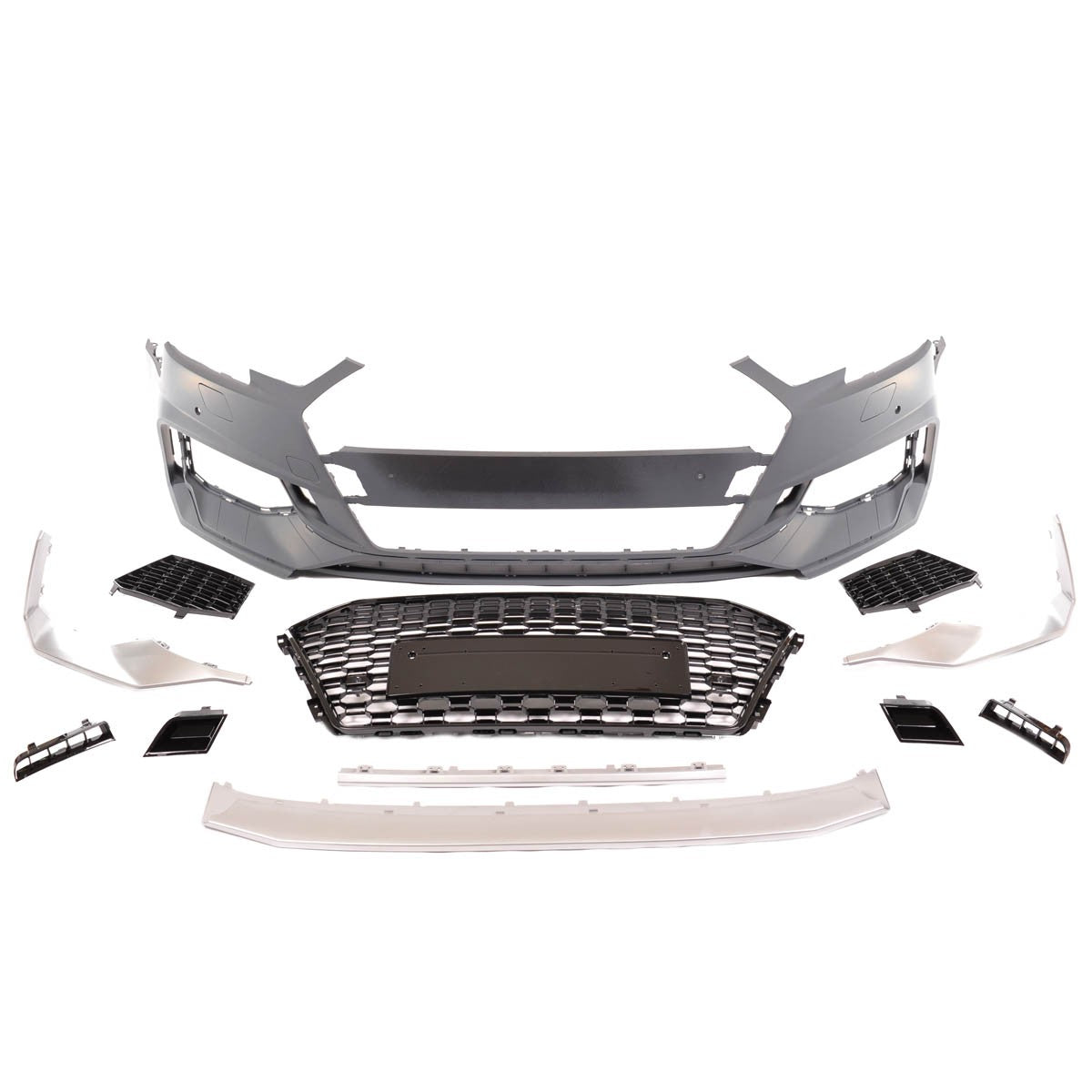 Frontstoßstange und Grill PDC SRA passend für Audi A4 B9 8W 2015-2019