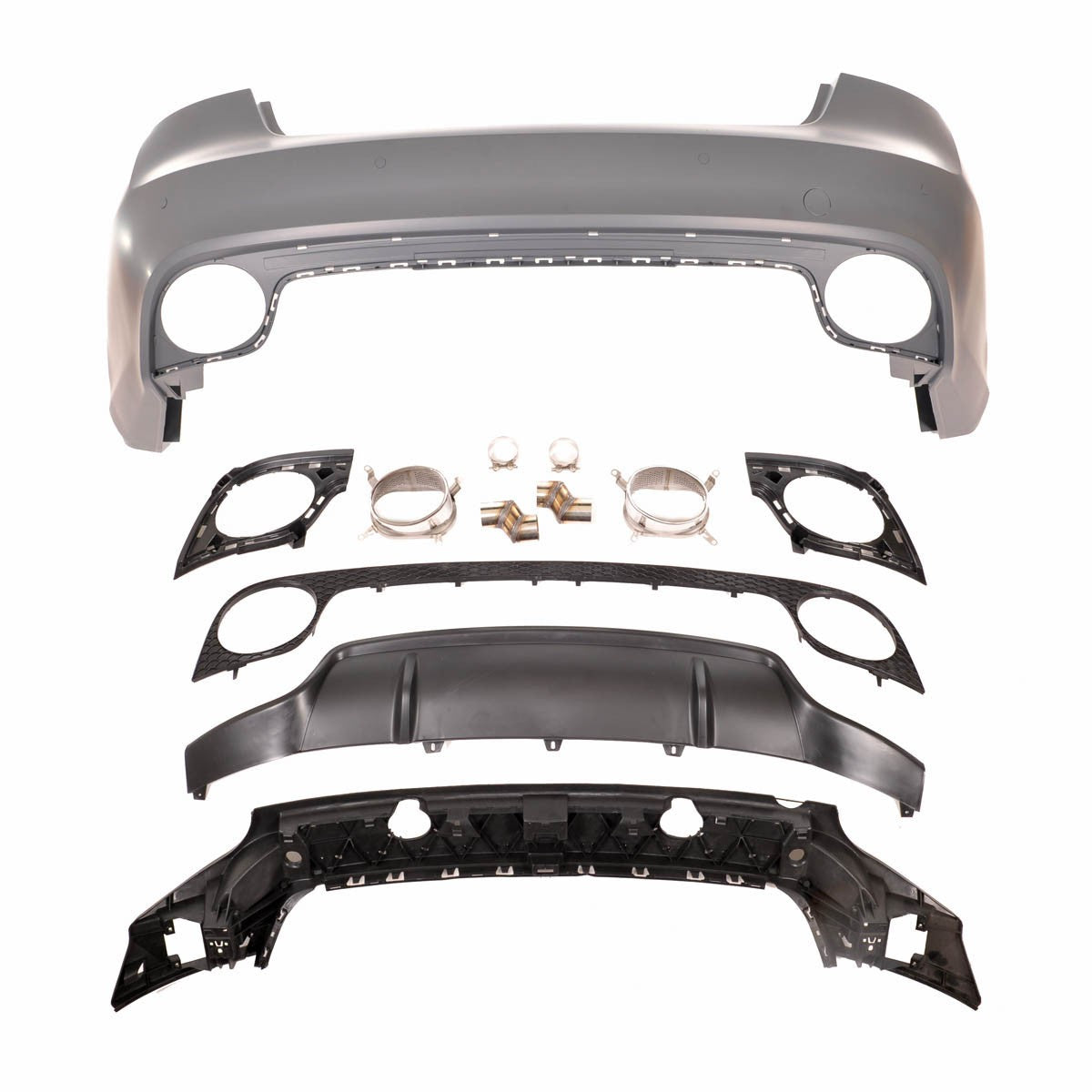 Heckstoßstange mit PDC und Diffusor passend für Audi A5 8T Sportback 2009-2017