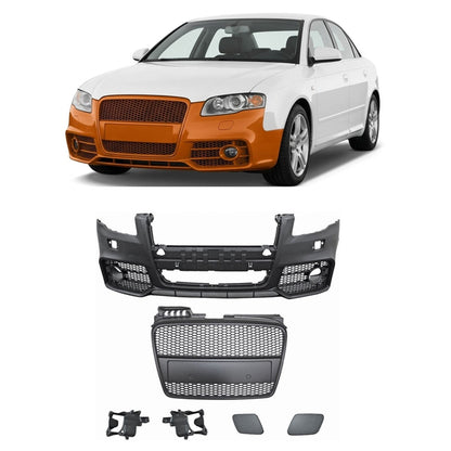 Frontstoßstange mit Kühlergrill passend für Audi A4 B7 8E 2005-2008