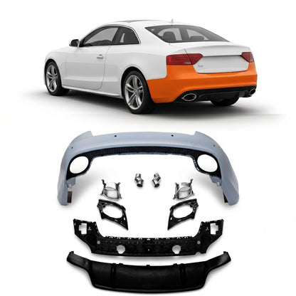 Heckstoßstange Sport-Optik passend für Audi A5 8T 2-Türer 2008-2015