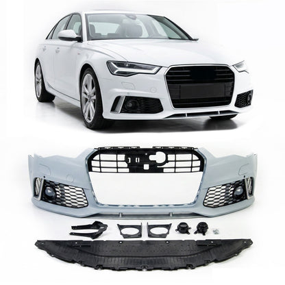 Frontstoßstange mit PDC SRA passend für Audi A6 C7 (4G) Facelift 2015-2018