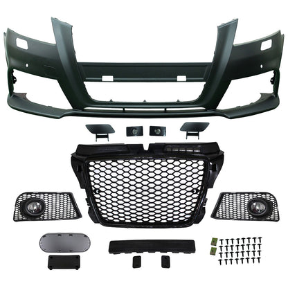 Frontstoßstange mit Kühlergrill & Nebelscheinwerfer passend für Audi A3 8P 2008-2012