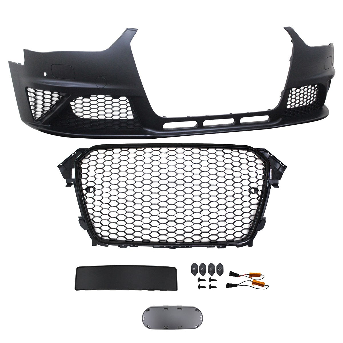 Frontstoßstange mit Kühlergrill PDC SRA passend für Audi A4 B8 Facelift 2011-2015