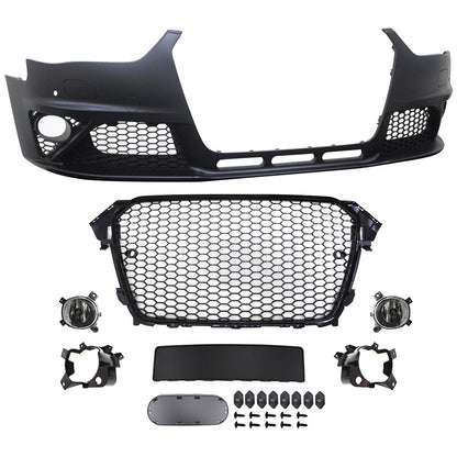 Frontstoßstange mit Kühlergrill Nebelscheinwerfer PDC SRA passend für Audi A4 B8 2011-2015