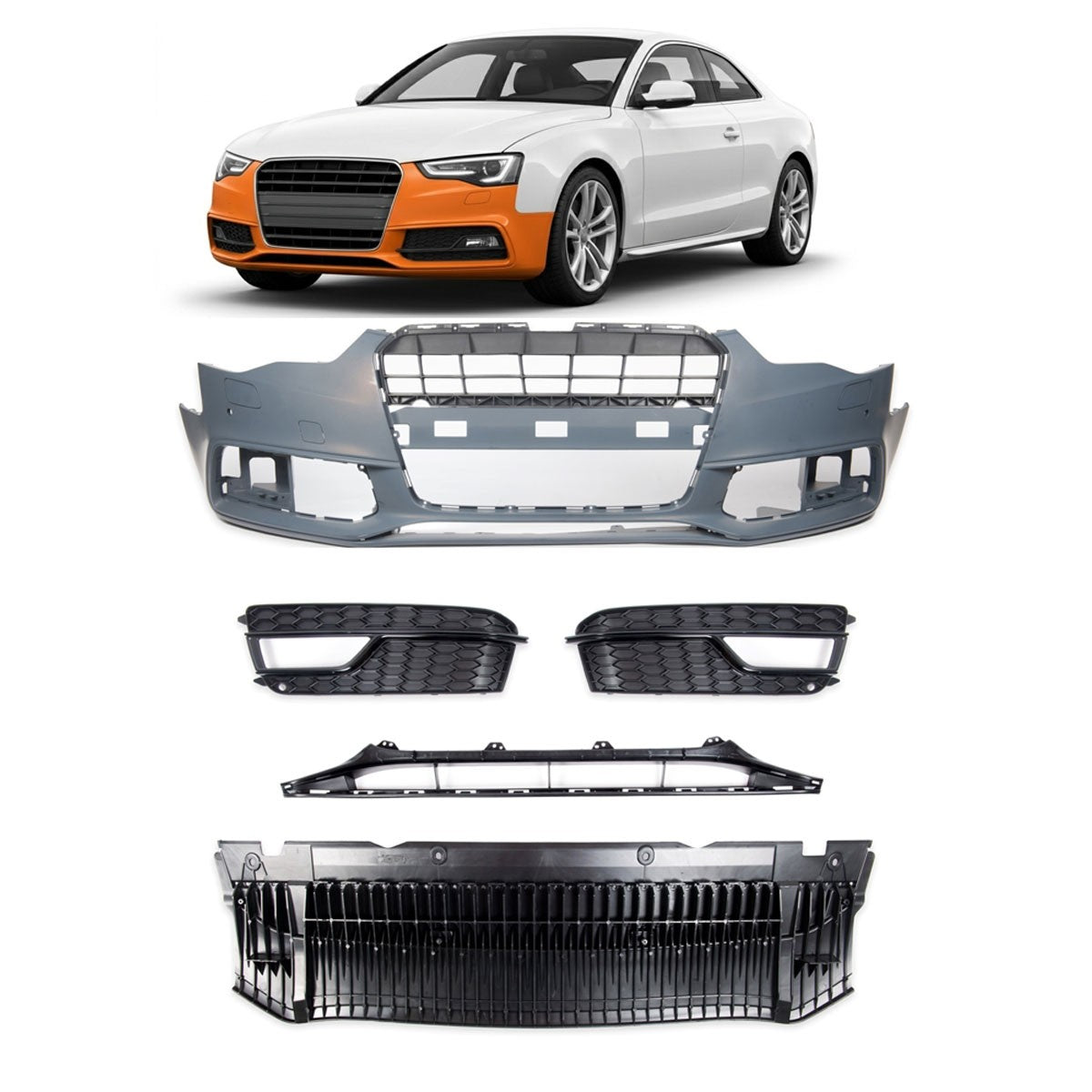 Frontstoßstange PDC SRA passend für Audi A5 8T 2012-2016