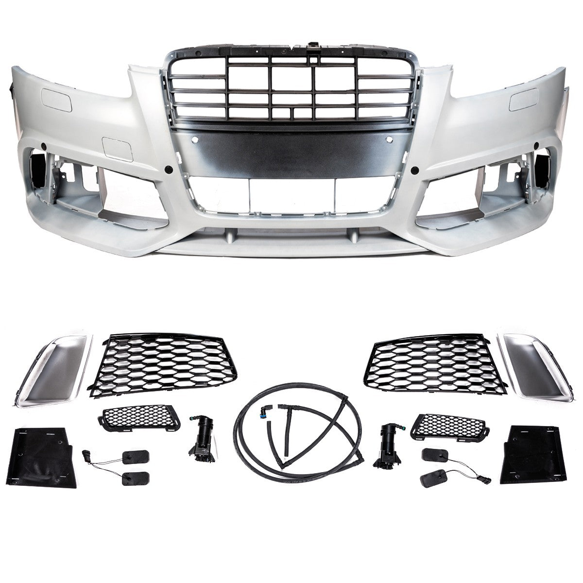 Frontstoßstange mit Grill PDC SRA passend für Audi A6 C6 4F 2004-2011