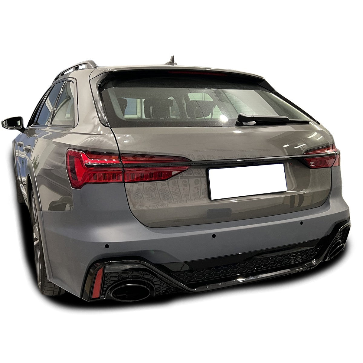 Heckstoßstange mit PDC & Endrohren passend für Audi A6 C8 4A Allroad 2018-2024