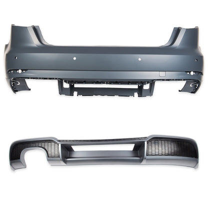 Heckstoßstange mit Diffusor passend für Audi A3 8V Sportback 2016-2019