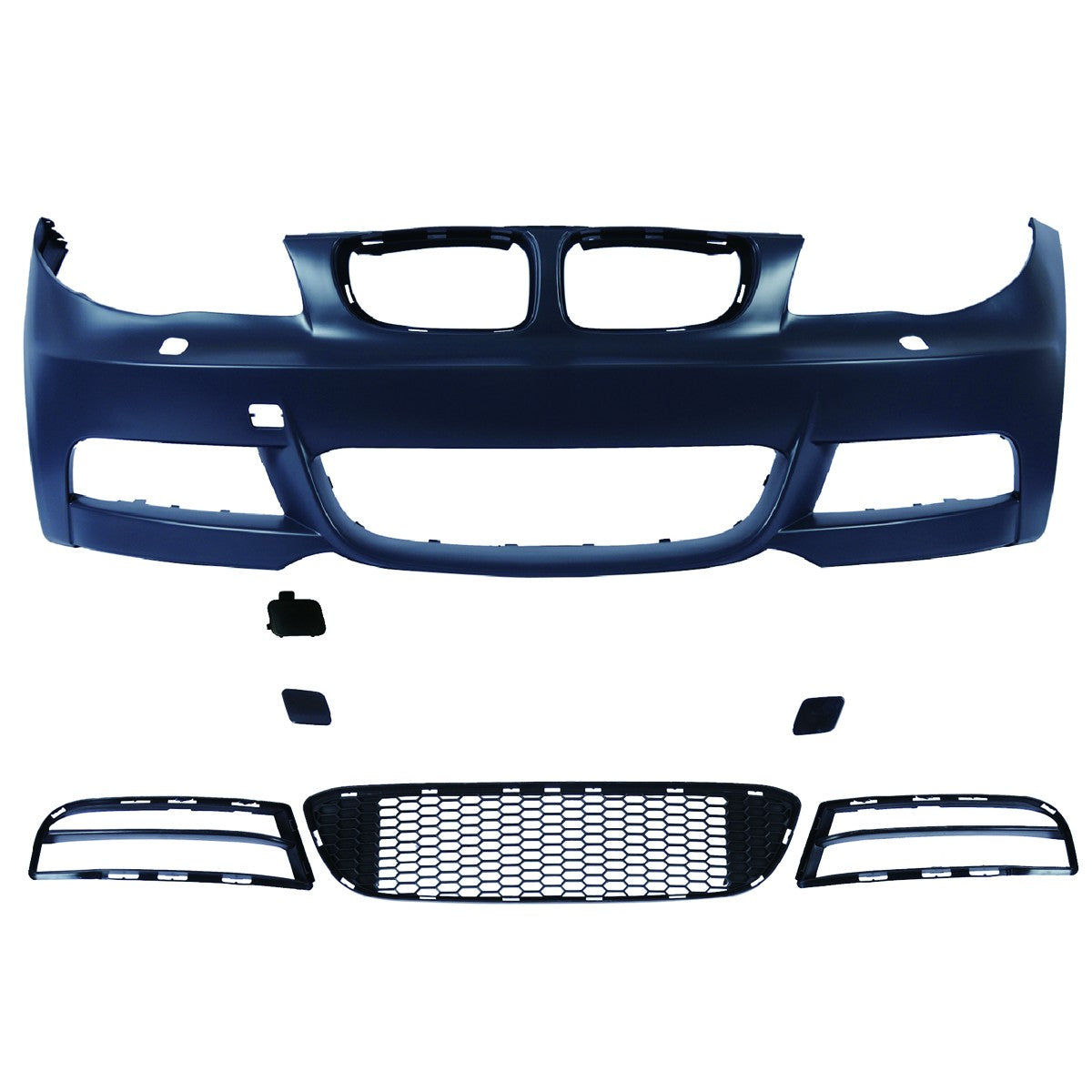 Sport Frontstoßstange mit PDC passend für BMW 1er (E81 E82 E87 E88) 2004-2013