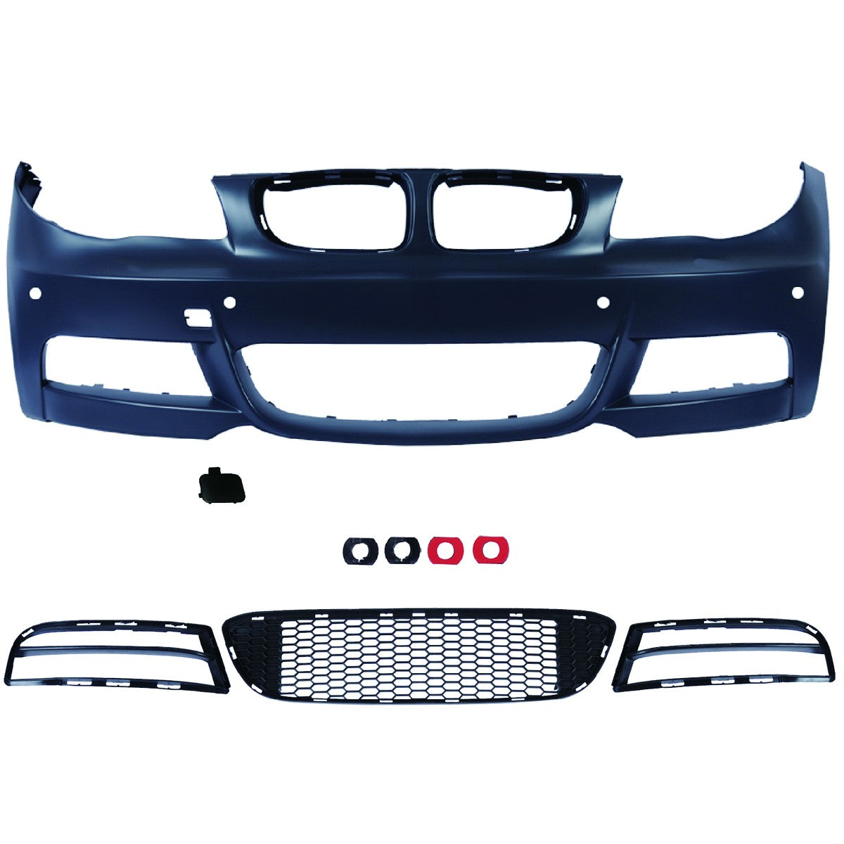 Sportfrontstoßstange mit SRA passend für BMW 1er (E81 E82 E87 E88) 2004-2013