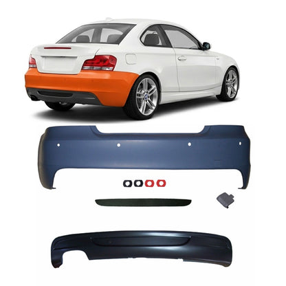 Heckstoßstange mit PDC Diffusor passend für BMW 1er E82 E88 2007-2013