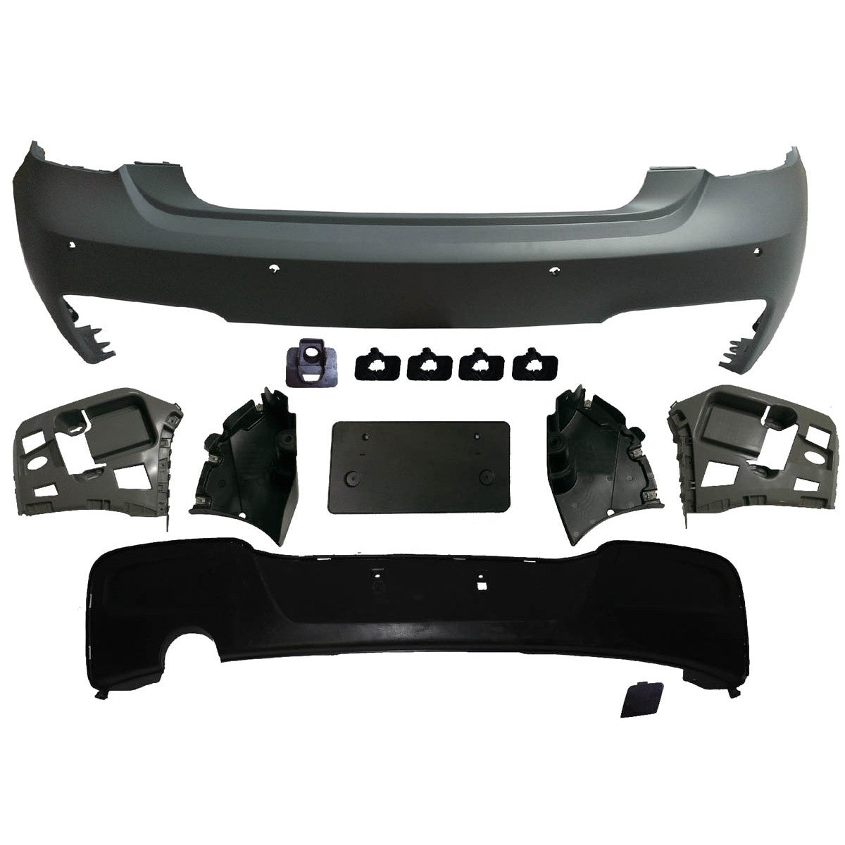 Heckstoßstange mit PDC & Diffusor passend für BMW 1er F20 F21 2011-2015