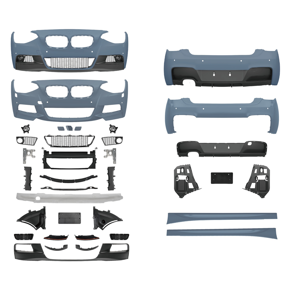 Sport Frontstoßstange mit SRA passend für BMW 1er (F20 F21) 2011-2015
