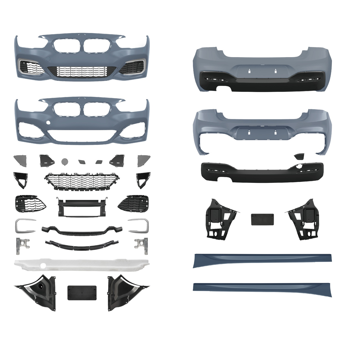 Sport Frontstoßstange mit SRA passend für BMW 1er (F20 F21) 2011-2015