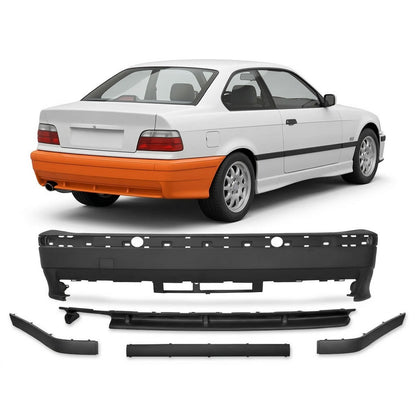 Heckstoßstange mit Diffusor passend für BMW 3er E36 1991-1999