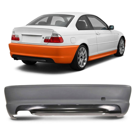 Heckstoßstange mit Diffusor passend für BMW 3er E46 Coupé Cabrio 1999-2006