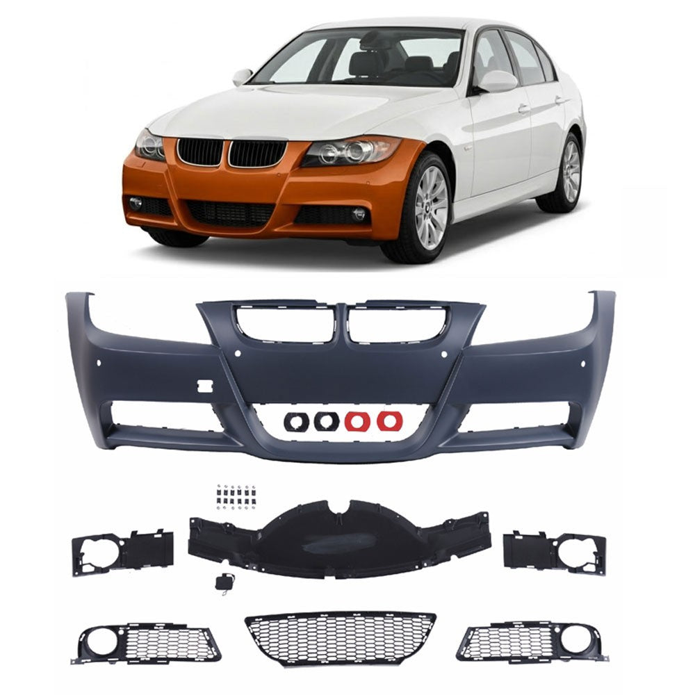 Sport Frontstoßstange mit PDC passend für BMW 3er E90 E91 2005-2008