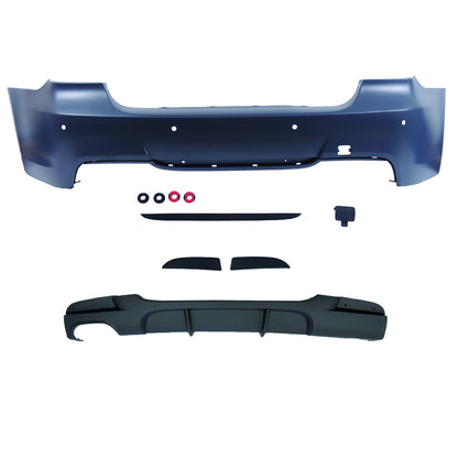 Heckstoßstange mit Diffusor passend für BMW 3er E90 Limousine 2005-2011