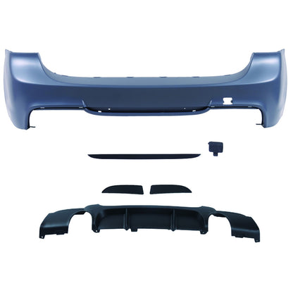 Heckstoßstange mit Diffusor passend für BMW 3er E91 Touring 2005-2012