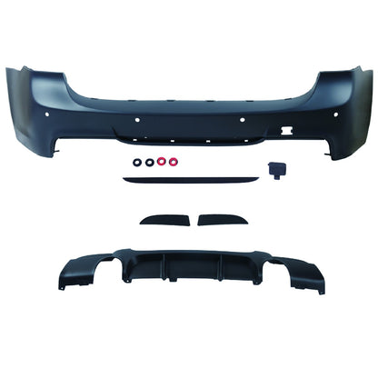 Heckstoßstange mit Diffusor passend für BMW 3er E91 Touring 2005-2011