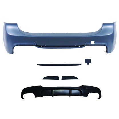Heckstoßstange mit Diffusor passend für BMW 3er E91 Touring 2005-2011
