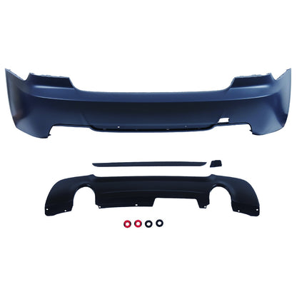 Sport-Heckstoßstange mit Diffusor passend für BMW 3er E92 E93 2006-2013