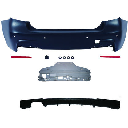 Sportheckstoßstange mit Diffusor passend für BMW 3er (F30) Limousine 2011-2018