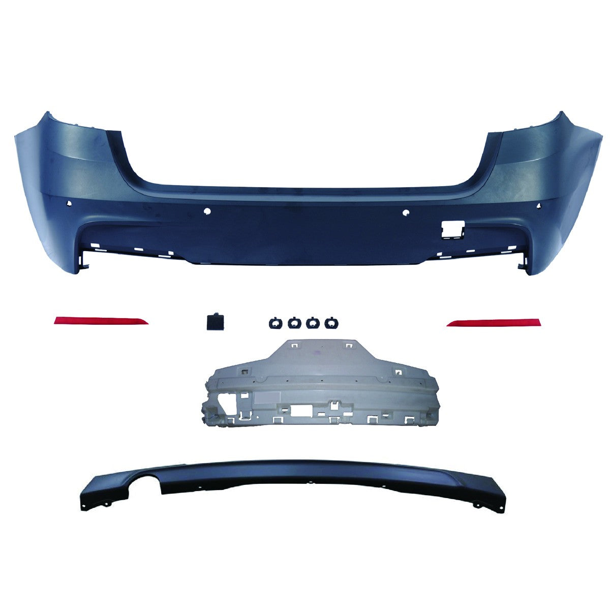 Heckstoßstange mit Diffusor passend für BMW 3er F31 11-18