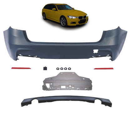 Sportheckstoßstange mit Diffusor passend für BMW 3er F31 Touring 2011-2018