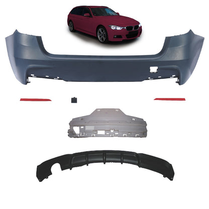 Sportheckstoßstange mit Diffusor passend für BMW 3er F31 Touring 2011-2018