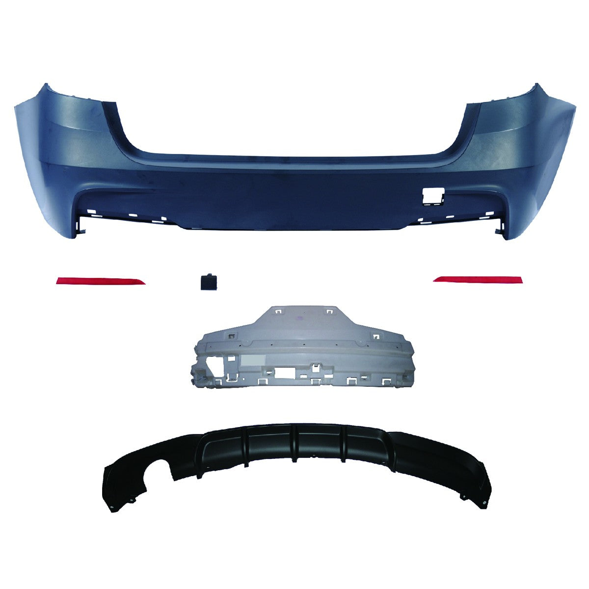Sportheckstoßstange mit Diffusor passend für BMW 3er F31 Touring 2011-2018