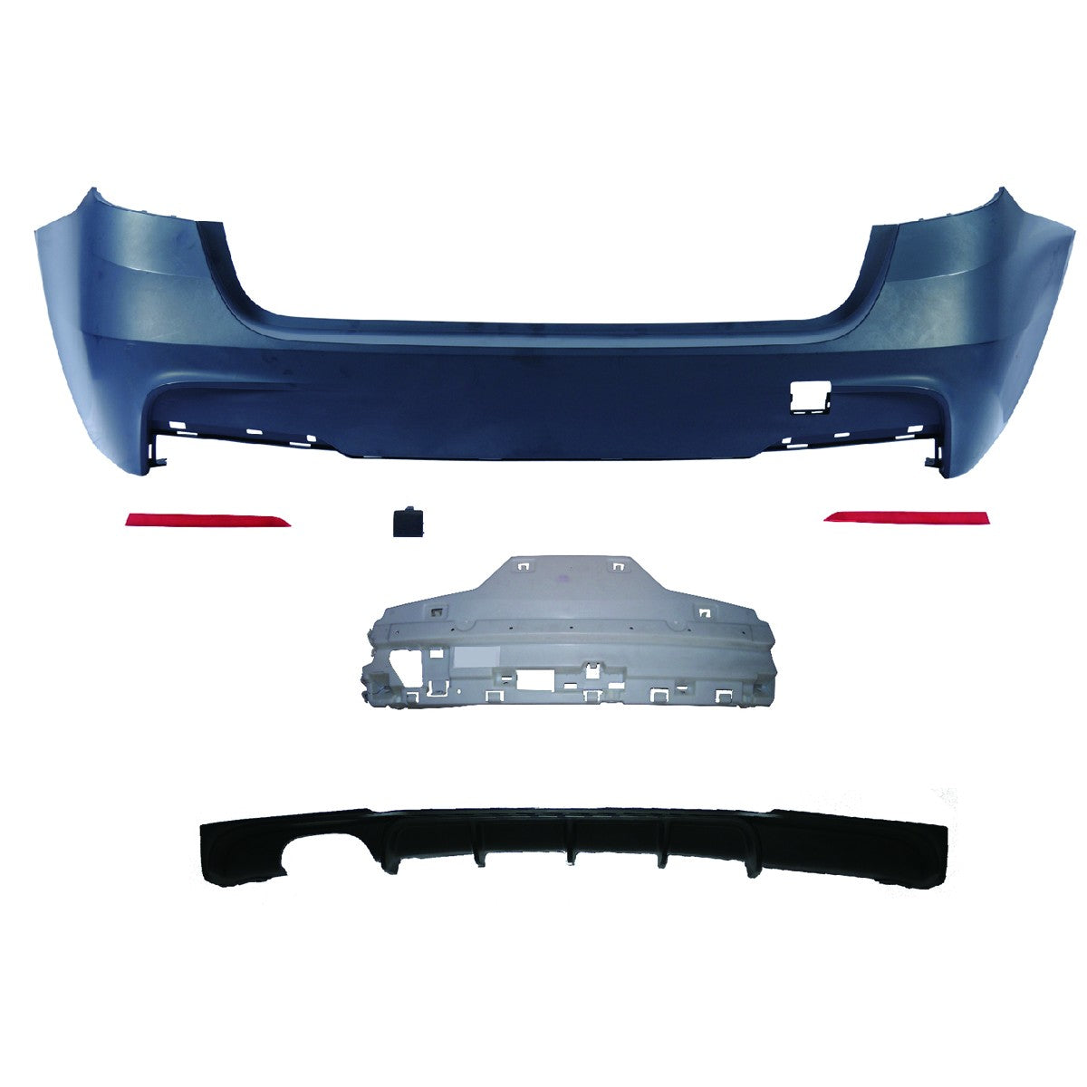 Sportheckstoßstange mit Diffusor passend für BMW 3er F31 Touring 2011-2019