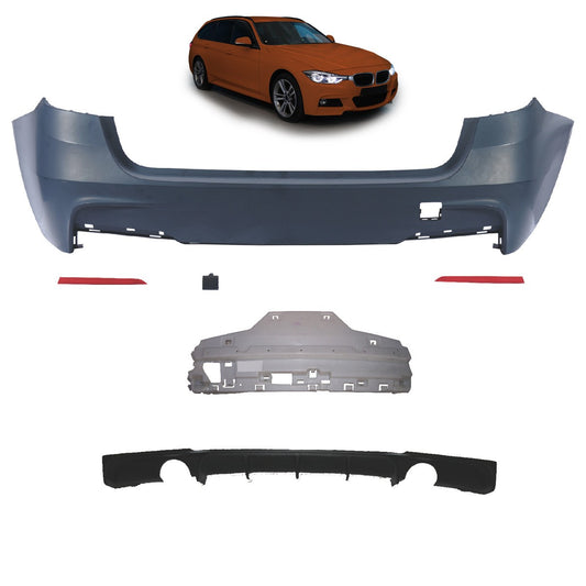 Sportheckstoßstange mit Diffusor passend für BMW 3er (F31) Touring 2011-2018