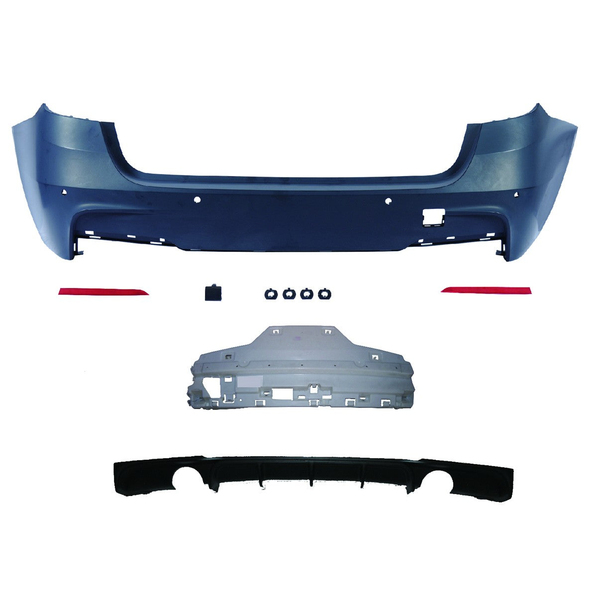 Sportheckstoßstange mit Diffusor passend für BMW 3er F31 Touring 2012-2019