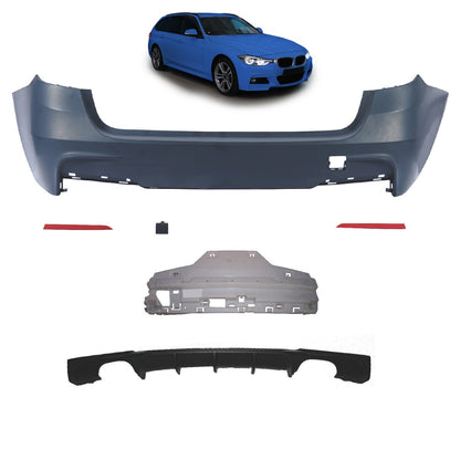 Sportheckstoßstange mit Diffusor passend für BMW 3er F31 Touring 2011-2018