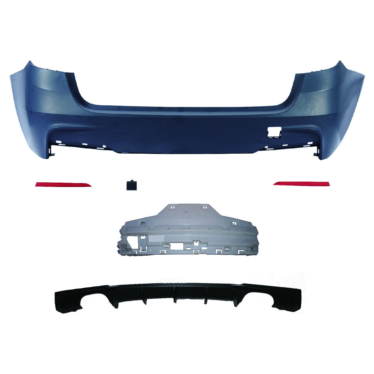 Sportheckstoßstange mit Diffusor passend für BMW 3er F31 Touring 2011-2018