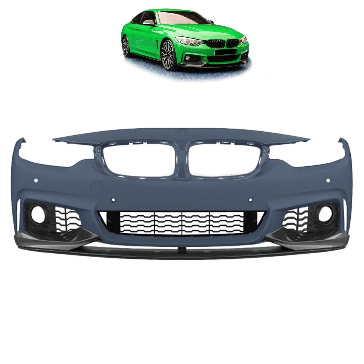 Frontstoßstange mit Spoiler passend für BMW 4er F32 F33 F36 2013-2021