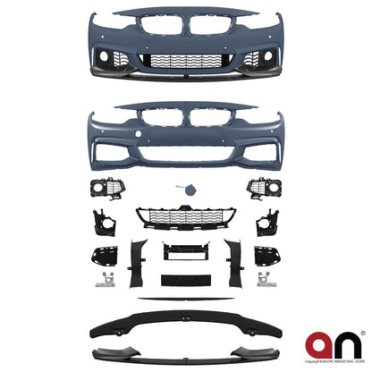 Frontstoßstange mit Spoiler passend für BMW 4er F32 F33 F36 2013-2021
