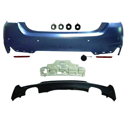Sport-Heckstoßstange mit Diffusor passend für BMW 4er F32 F33 2013-2020